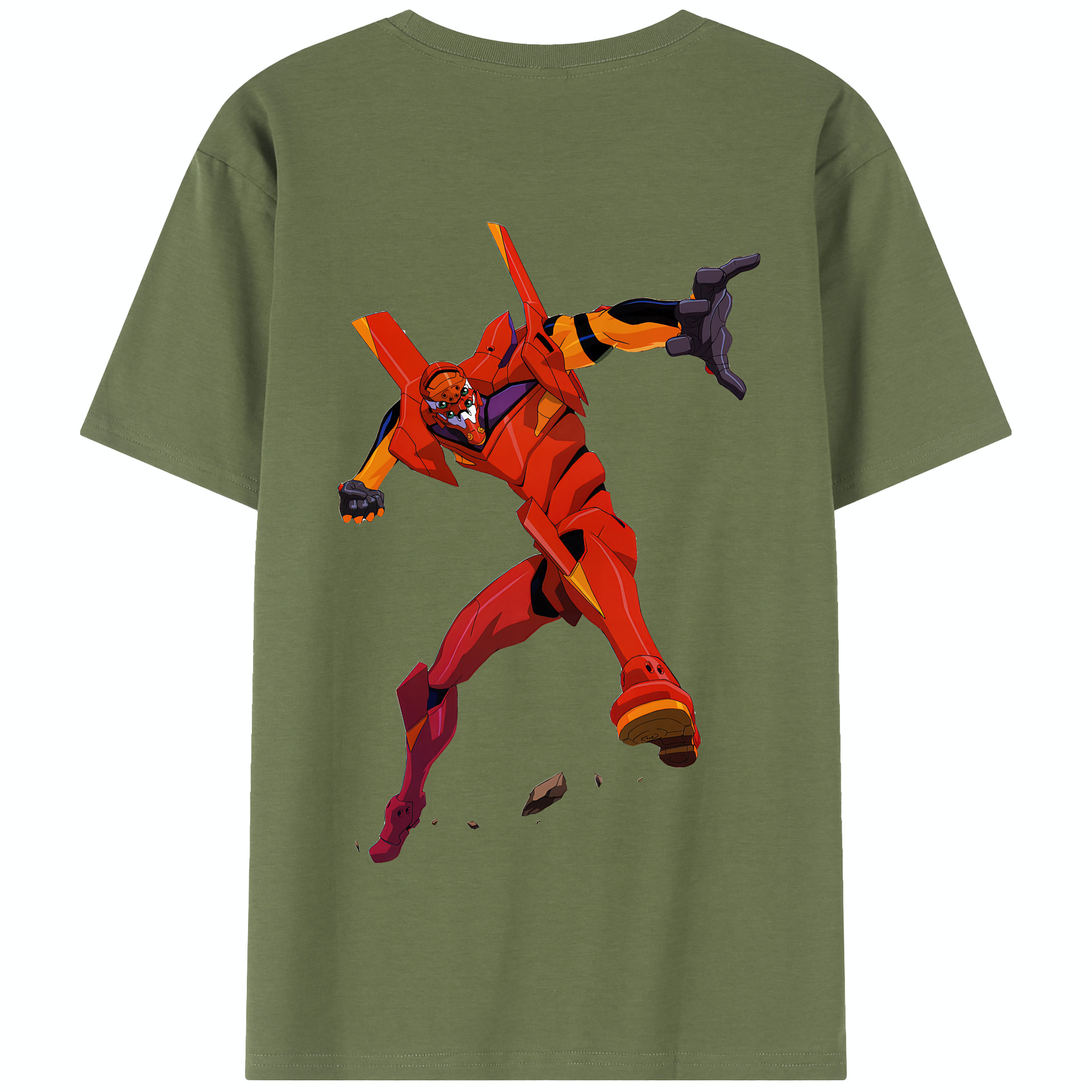 （画像用） EVA 新世紀エヴァンゲリオン 綿100％半袖Tシャツ（背面プリント）